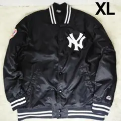 【美品】majestic NEWYORK Yankees スタジャン 黒 XL