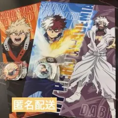 くら寿司 僕のヒーローアカデミア クリアファイル　缶バッジ