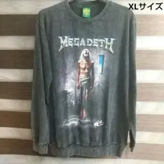 メガデス　MEGADETH　ピグメント　ヴィンテージ　メタル　Tシャツシャツ