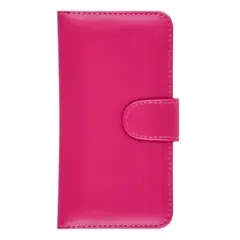 ピンク 手帳型ケース 合成皮革