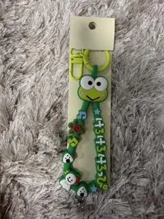 サンリオ大賞応援グッズ　ラバーコードキーホルダー　けろけろけろっぴ