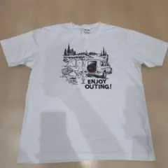 LOGOS　ロゴスアウトドアTシャツ ホワイトL