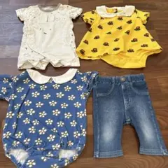 ベビー服　ミッフィー　70 80 女の子　半袖　ワンピース