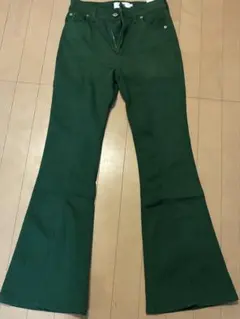 AZUL BY MOUSSY ブーツカットパンツ グリーンM