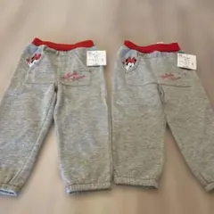 Disney ミニーマウス ベビーパンツ 2枚　80cm