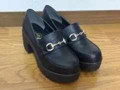 Zipper 厚底 ローファー ブラック Mのサムネイル