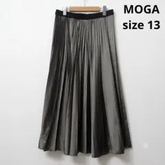MOGA モガ　サテンプリーツスカートのサムネイル