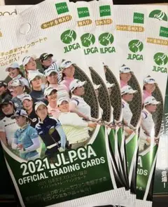 JLPGA 2021 女子プロゴルフ カード 未開封新品パック 5個 渋野日向子