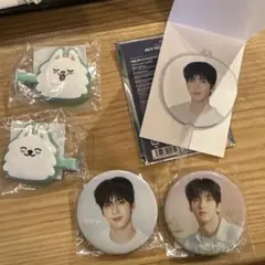 txt スビン缶バッジ ヘアクリップ　キーホルダーセット