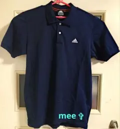 adidas essentials ネイビー ポロシャツ XL