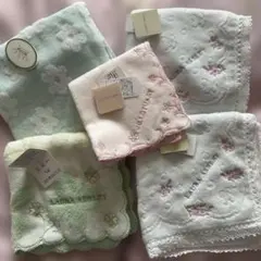 ブランドタオルハンカチ5枚セット