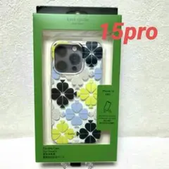kate spade iPhone15 Pro ケース クローバー柄　新品のサムネイル