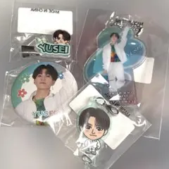 八木勇征 ヘアクリップ・クリアチャーム・マスコットチャーム・缶バッジ