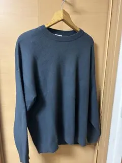 メンズ ニット　XL　ブルーグリーン