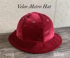 【 特価 】 送料込 新品 ベロア ベルベット メトロハット バケット 男女 w