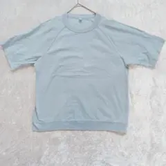 優衣庫 插肩袖 T恤 藍色 L 簡約 越南製