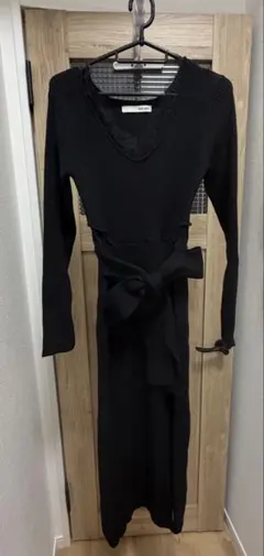 ロイヤルパーティー　ニットロングワンピース