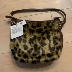 新品未使用品LAZY SUSAN ファーハンドバッグ