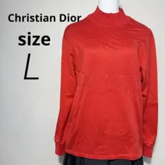 Christian Dior SPORTS 長袖Tシャツ　デカCDロゴ　L 赤のサムネイル