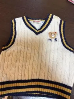 クマ　ミキハウス　ベスト