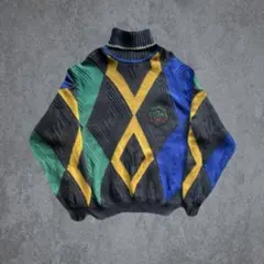 archive euro made high neck wool knit