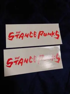 新品未使用！ STANCE PUNKS ステッカー2枚
