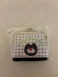 mojojojo PVCがま口ポーチ　黒猫