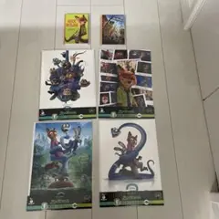 ズートピアハッピーくじポスターコレクション4種セット、ポストカードのサムネイル
