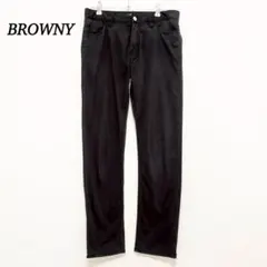 ★ブラウニー ストレートパンツ 【L】カジュアル 定番 スリム スタイリッシュ