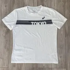 asics 半袖Tシャツ ランニング トレーニング ホワイト L