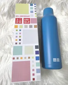ユニクロ 40th ANNIVERSARY 炭酸対応ステンレスボトル ブルー