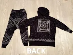 kith ペイズリー柄スウェット セットアップ 【L】 バンダナ柄 キス 