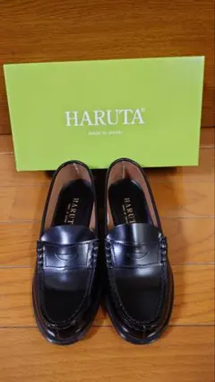 HARUTA Bshop別注ビットローファー ブラック スエード 23cm EE - メルカリ