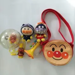 アンパンマンセット　 ぬいぐるみ 　バッグ　ラッパ