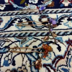 髪飾り3本組　ヘアピン　ヘアアレンジ　かんざし