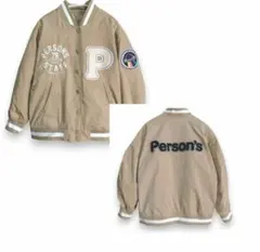 値下げ。美品【PARSONS】パーソンズ Pロゴ 背中ビックロゴ スタジャン