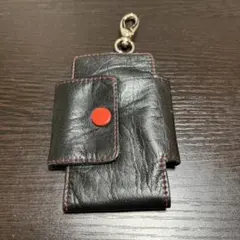 レザークラフト　ハンドメイド　キーケース