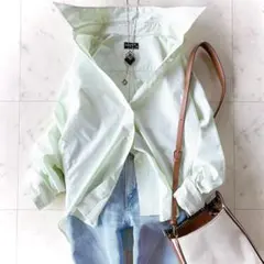 希少S.極美品☆フランク＆アイリーン シワ加工 BALLY スキッパーシャツ Frank&Eileen - *フランクアンドアイリーン スキッパーシャツ シワ加工