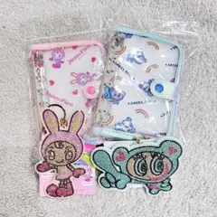 ナルミヤカフェ メゾピアノ エンジェルブルー　シールバインダー デコキーホルダー