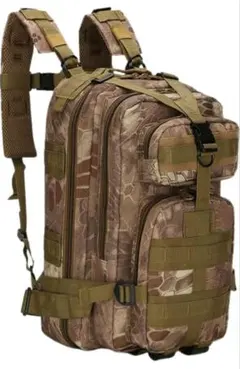 ミリタリー リュック 迷彩 アウトドア 収納たっぷり　軽量 キャンプ ハイキング