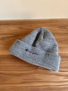 Champion グレー ニット帽 57-59cm