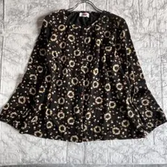 美品✨PINK HOUSE ピンクハウス 花柄 前開きブラウス 羽織りMサイズのサムネイル