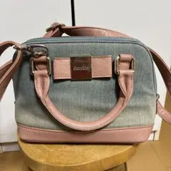 dazzlin デニムブルー ピンク ショルダーバッグのサムネイル