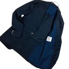 【未使用級】ゴタイリク　紺ブレ　銀ボタン　モヘヤ混テーラードジャケット