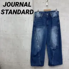 JOURNAL STANDARD デニムパンツ ジーンズ 立体 3D L 青