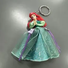 アリエル ドレス付きキーホルダー