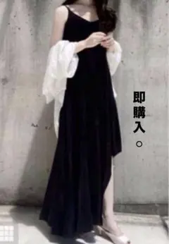 美品GRLグレイルアシンメトリーバックシャーリングジャンパースカートrut868