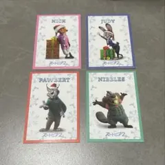 ズートピア2 入場者特典　ニック ジュディ パウバート ニブルズ