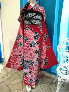 振袖フルセット、正絹振袖、成人式、重ね衿帯揚げ帯締め、西陣袋帯、襦袢、ガード加工