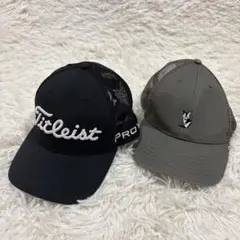 タイトリスト×ニューハッタン キャップ2点セット　まとめ売り　ゴルフ